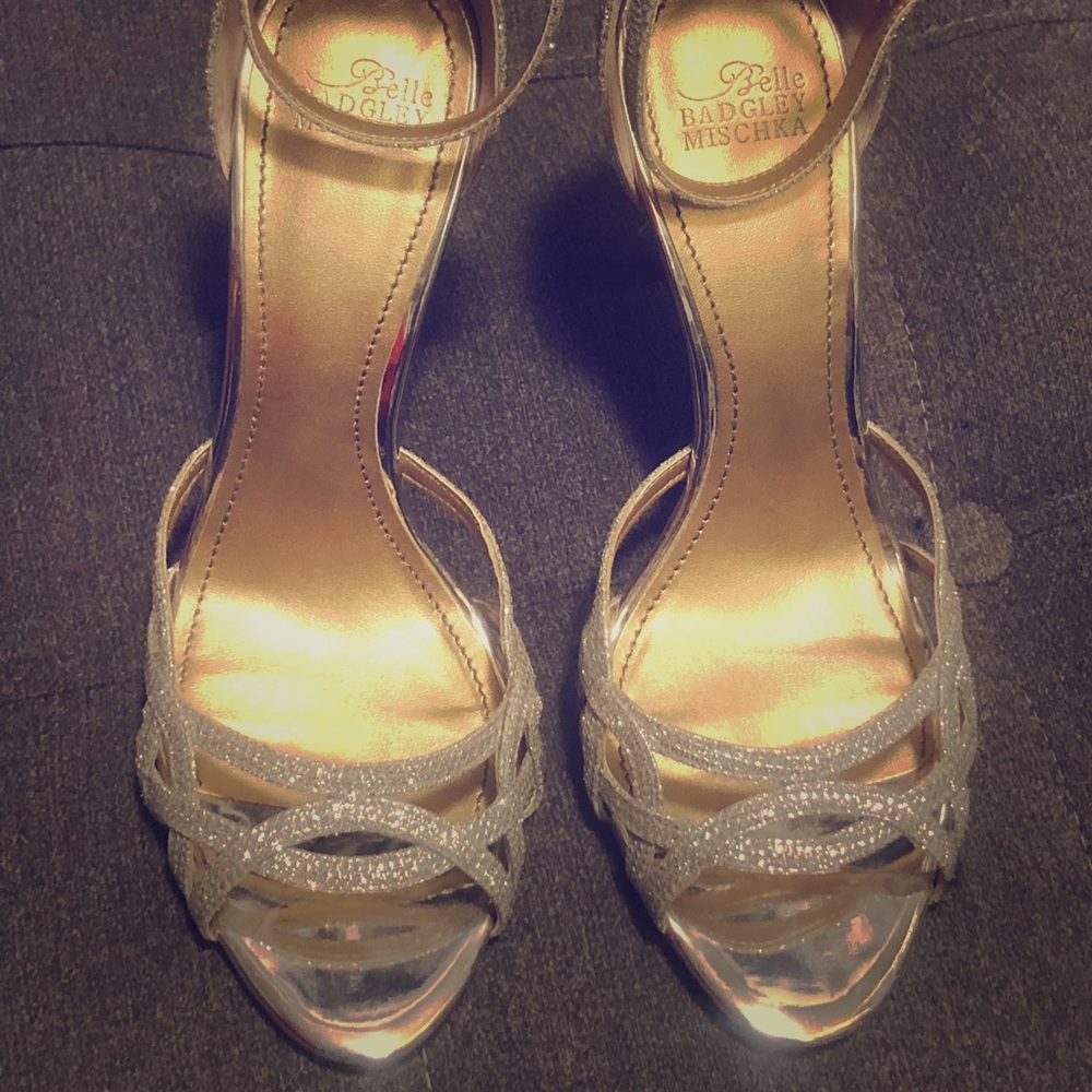 BADGLEY SILVER SANDALS